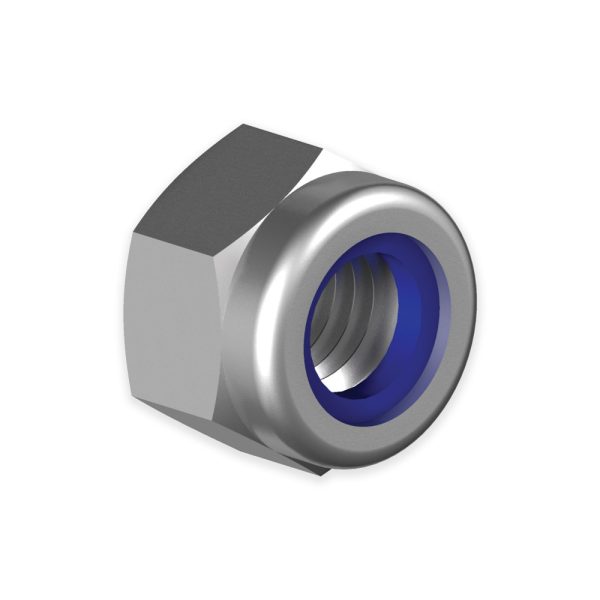 DIN 985 ISO 10511 PASLANMAZ FİBERLİ SOMUN